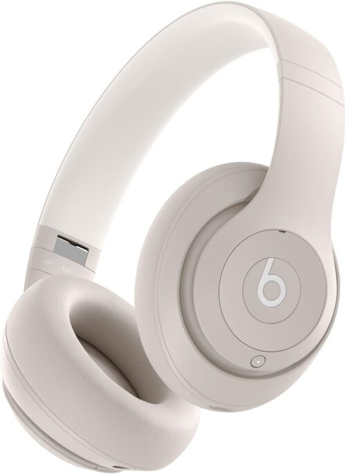 Beats Studio Pro – Wireless Bluetooth Noise Cancelling Headphones – Personalized Spatial Audio, USB-C Lossless Audio, Apple & Android Compatibility, Up to 40 Hours Battery Life – Sandstone