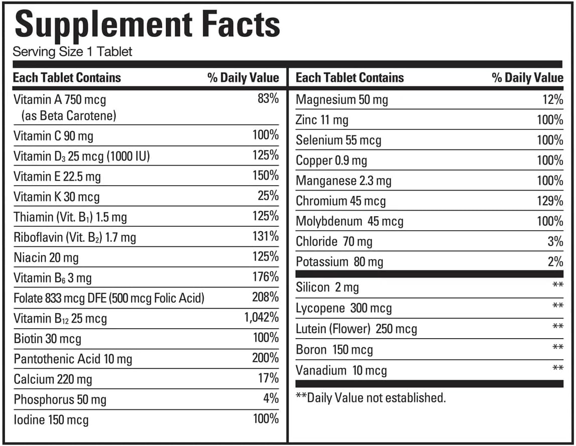 Kirkland Signature Adults 50+ Mature Multi, 400 Tablets 1 - Image 2