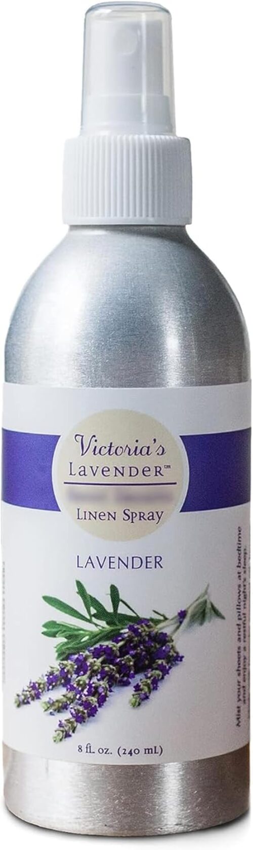 Victoria’s Lavender Aromatherapy Pillow and Linen Spray – Soothing Lavender Essential Oil Mist, Bed Spray for Ultimate Aromatherapy Experience, Lavender Linen Spray for Pillow – (8 oz Sizes)