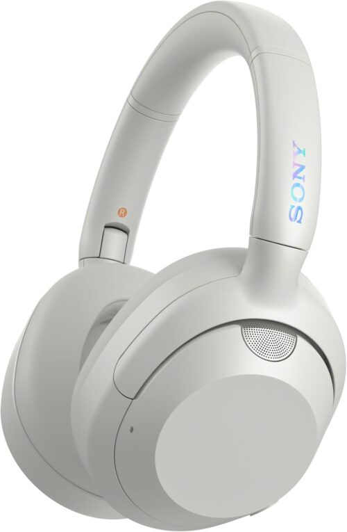 Sony ULT WEAR Over-Ear Noise Cancelling Bluetooth Headphones with Alexa Built-in, Comfortable Design, 30-Hour Battery, Massive Bass, Off White