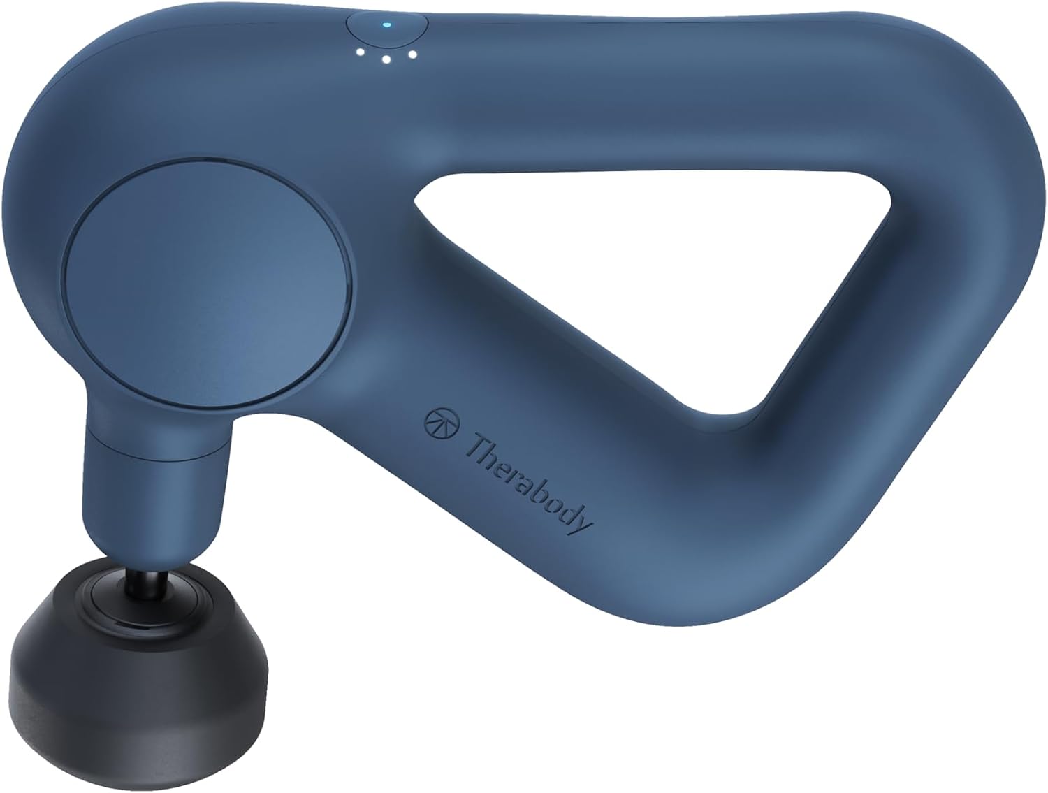 TheraGun Relief Handheld Percussion Massage Gun - Easy-to-Use, Comfortable & Light Personal Massager for Every Day Pain Relief Massage Therapy in Neck, Back, Leg, Shoulder and Body (Navy)