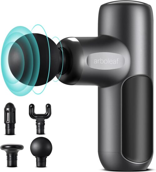arboleaf Mini Massage Gun Deep Tissue, Percussion Muscle Massager for Back Pain Relief, FSA and HSA Eligible, Small Massage Gun Travel, Quiet Massager, Gift