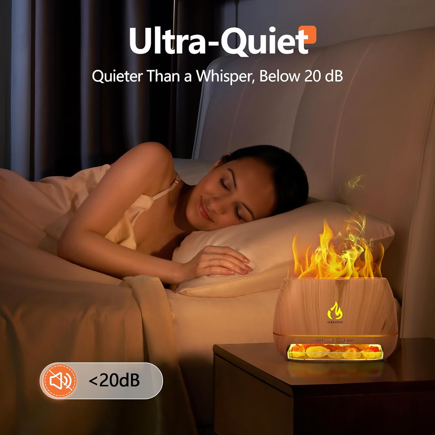 Ultrasonic Essential Oil Diffuser Set with 12 Best Aromatherapy Oils, Gift Box & Bag, Himalayan Salt Lamp Diffuser,Cool Mist Humidifier for Bedroom, Scent Diffusers for Home - Image 5