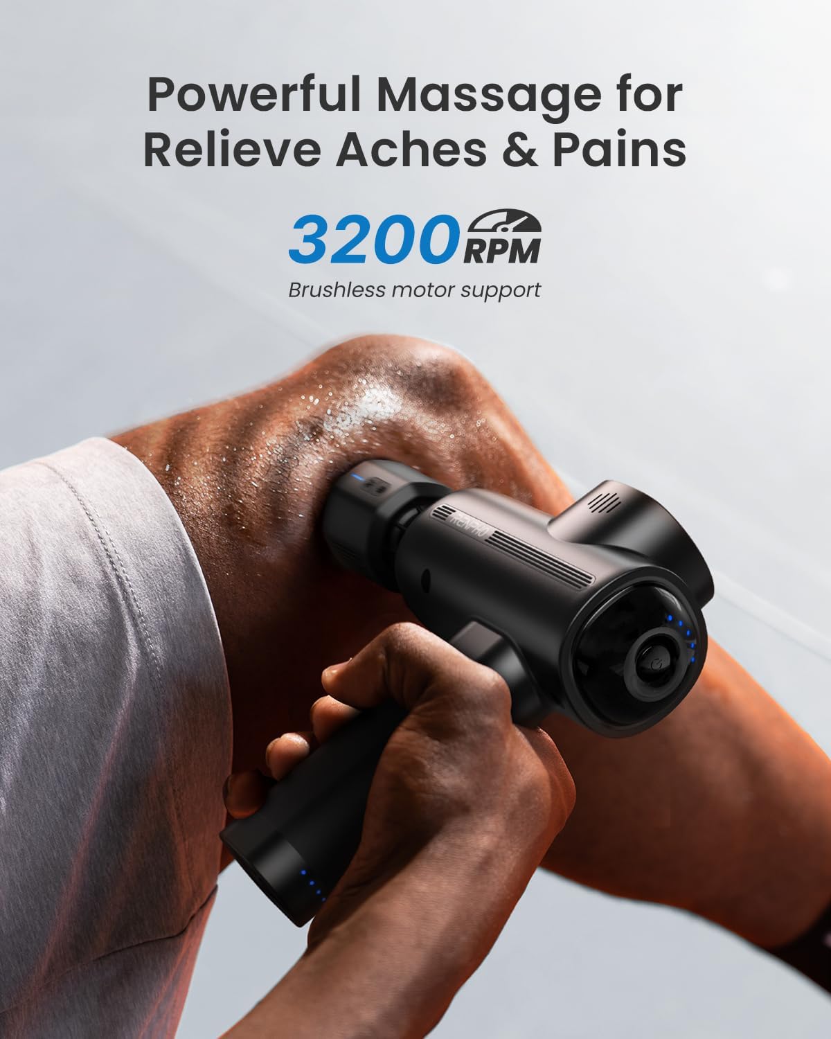 RENPHO Thermacool Massage Gun Deep Tissue with Heat and Cold Head, FSA HSA Eligible, Handheld Muscle Massager with Carry Case, Body Masajeador for Men Women Athletes, Active - Image 5