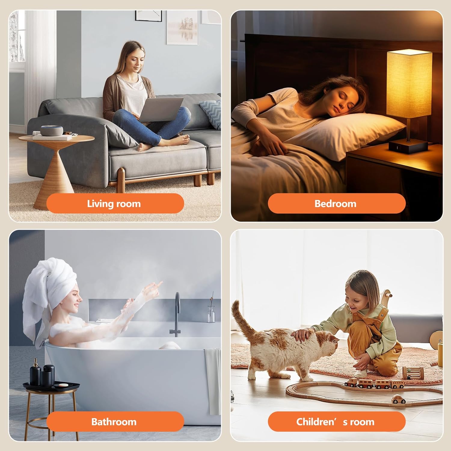 Ultrasonic Essential Oil Diffuser Set with 12 Best Aromatherapy Oils, Gift Box & Bag, Himalayan Salt Lamp Diffuser,Cool Mist Humidifier for Bedroom, Scent Diffusers for Home - Image 8