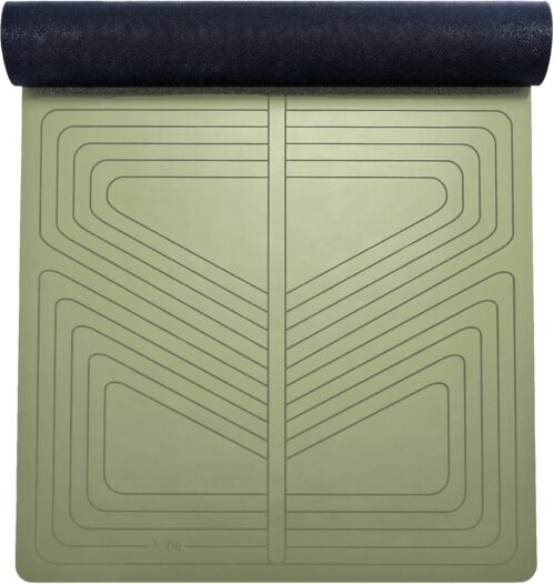 agoy Pro+ Warrior – Premium Non-Slip Yoga Mat – Eco-Conscious Design – PU Mat With Wet/Dry Grip+ – Focus Alignment – Lazer-Etched Technology – A Portable Standard Size Mat for All Styles of Yoga