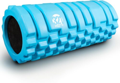 321 STRONG Foam Roller – Medium Density Deep Tissue Massager for Muscle Massage and Myofascial Trigger Point Release, with 4K eBook