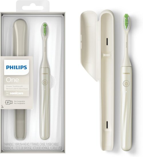 Philips Sonicare One by Sonicare Rechargeable Toothbrush, Snow, HY1200/27