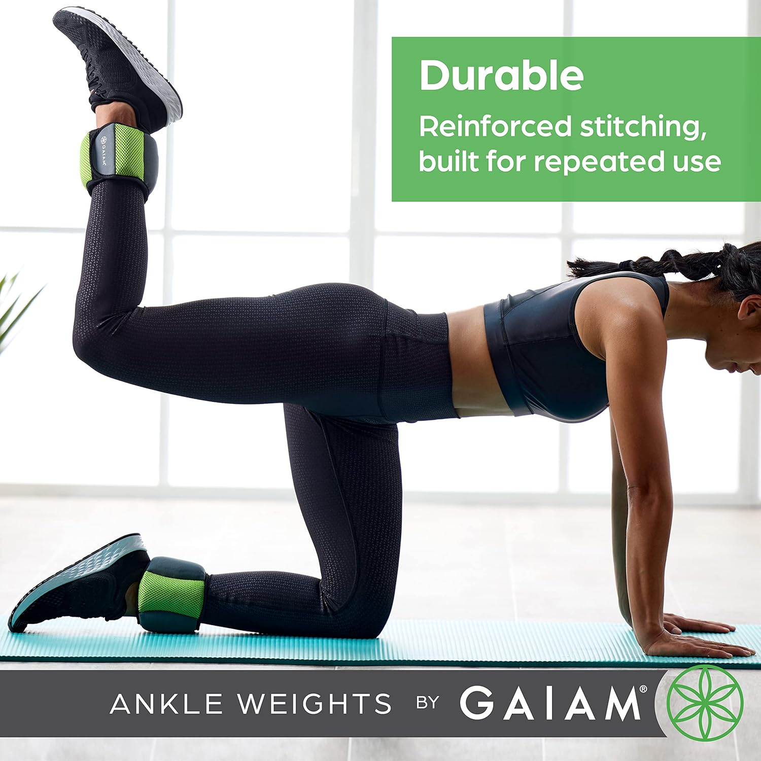 Gaiam Wearable Bracelet to Strengthen, Tone & Sculpt, Adjustable Ankle Weights for Women & Men for Yoga - Image 6