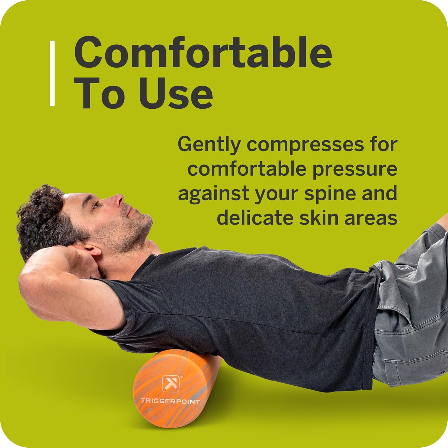 TriggerPoint Foundation Roller - Premium EVA Foam Muscle Recovery and Flexibility Roller, Soft Compression for Injury Prevention, Travel-Friendly, Ideal for Athletes - Image 3