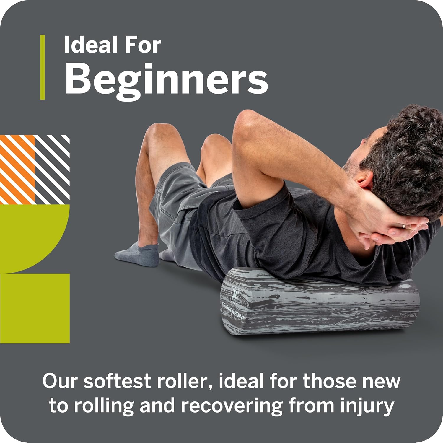 TriggerPoint Foundation Roller - Premium EVA Foam Muscle Recovery and Flexibility Roller, Soft Compression for Injury Prevention, Travel-Friendly, Ideal for Athletes - Image 2