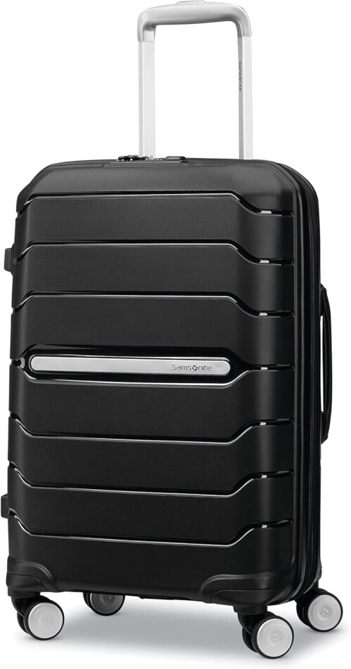 Samsonite Freeform 21-Inch Hardside Carry-On Luggage with Spinner Wheels – Hardshell Carry-On Suitcase – TSA, Airline-Approved – Expandable Hard Shell, Smooth Rolling Wheels for Lightweight Travel