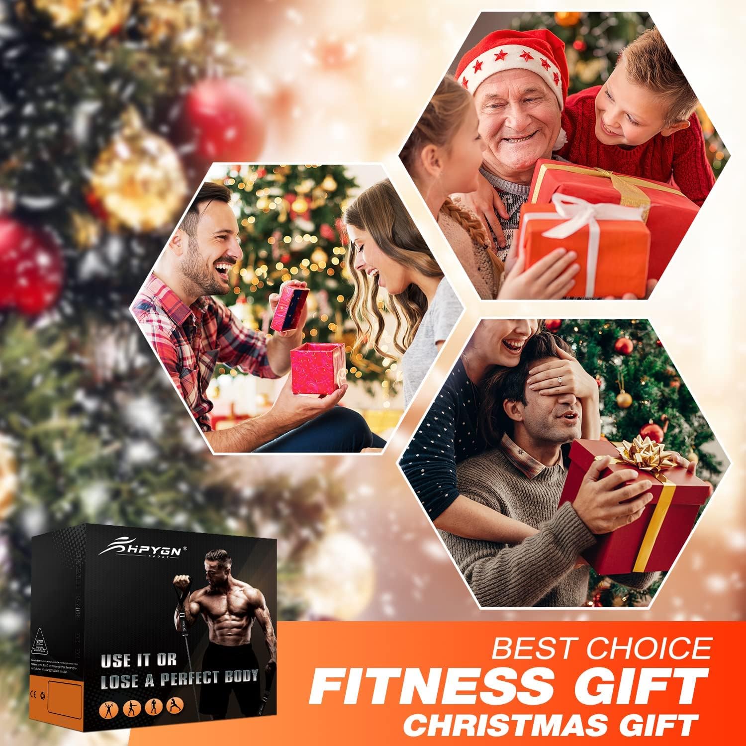 Resistance Bands, Exercise Bands with Handles, Fitness Bands, Workout Bands with Door Anchor and Ankle Straps, for Heavy Resistance Training, Physical Therapy, Shape Body, Yoga, Home Workout Set - Image 6