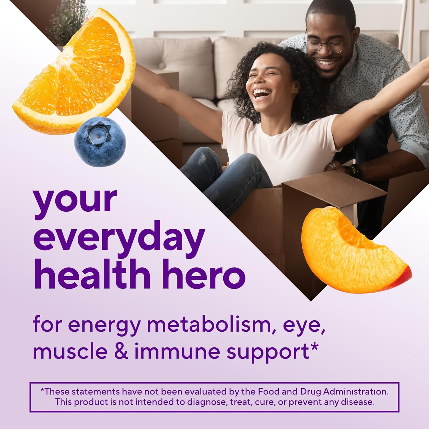 Vitafusion MultiVites Gummy Multivitamins for Adults with 12 Vitamins and Minerals, Berry, Peach and Orange Flavored, America’s Number 1 Gummy Vitamin Brand, 75 Day Supply, 150 Count - Image 3