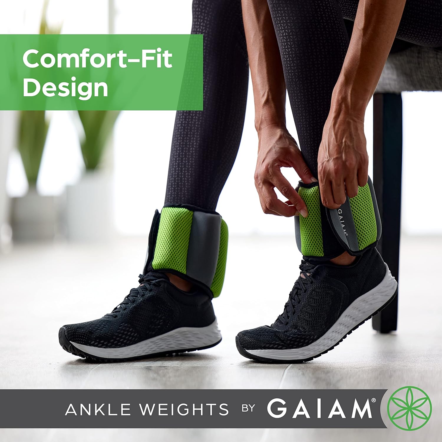 Gaiam Wearable Bracelet to Strengthen, Tone & Sculpt, Adjustable Ankle Weights for Women & Men for Yoga - Image 5