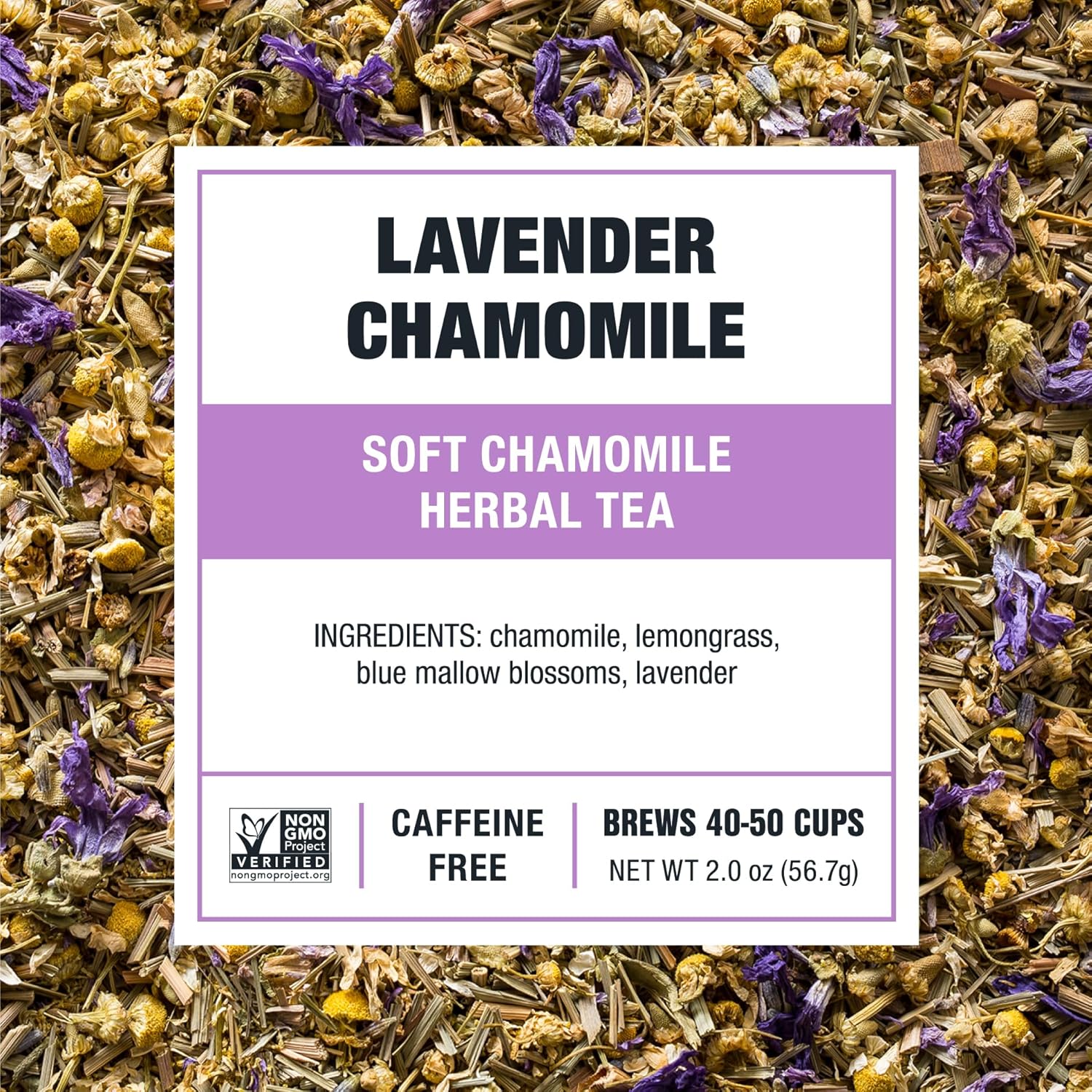 Tiesta Tea - Lavender Chamomile Herbal Tea | Loose Leaf | Calming Blend with Chamomile | Lavender | Lemongrass | Caffeine-Free Herbal | Great for Hot or Iced Brews | Refillable Tin | 50 Cups | 2 Ounce - Image 3